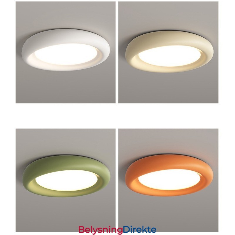 Dimbar Rund Fullspektret Øyebeskyttelse Flerfarget Moderne Innfelt Taklampe Innendørs Belysningsarmaturer