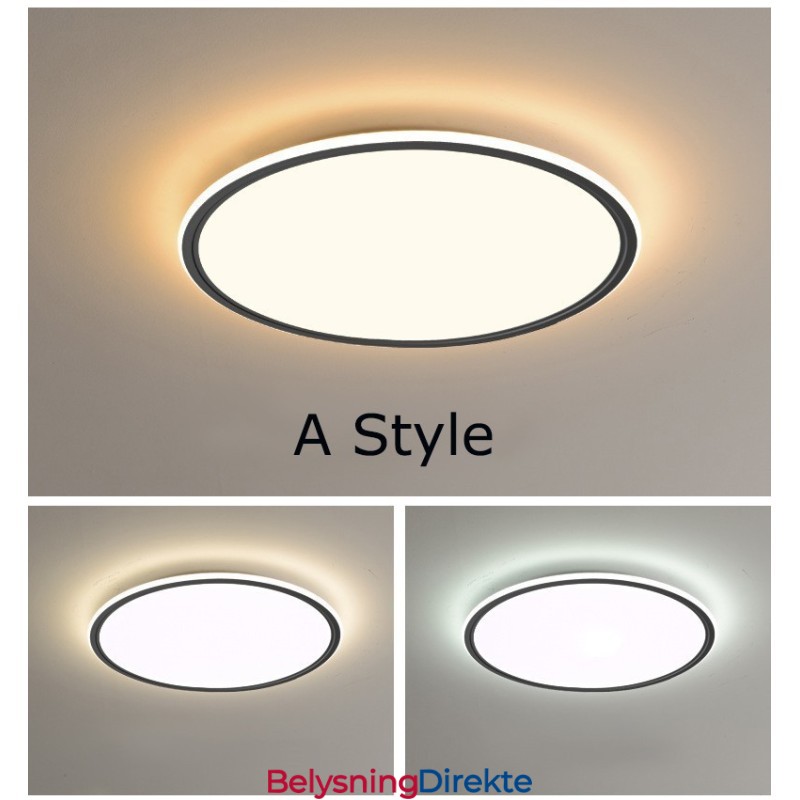 Nordisk 3,5 Cm Tykk Rund Fullspektret Øyebeskyttelse Innendørs Dimbar Taklampe