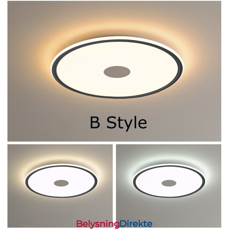 Nordisk 3,5 Cm Tykk Rund Fullspektret Øyebeskyttelse Innendørs Dimbar Taklampe