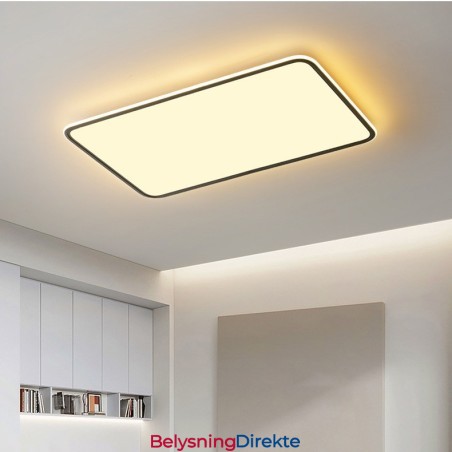 Moderne Stor Dimbar Rektangulær Innfelt Taklampe Innendørs Belysningsarmatur