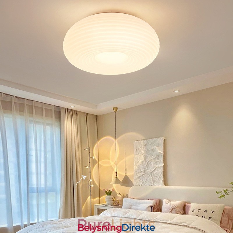 Dimmbar Fullspektret Øyebeskyttelse Rund Moderne Innfelt Taklampe