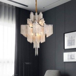 Tassels Ekstra Stor Lysekrone Designer Taklampe