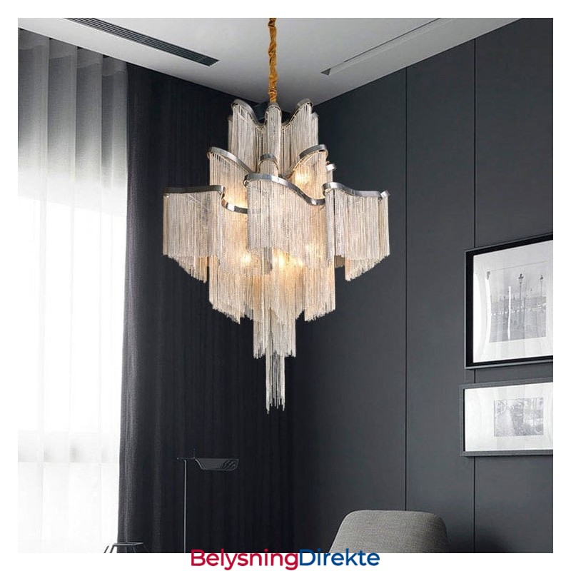 Tassels Ekstra Stor Lysekrone Designer Taklampe