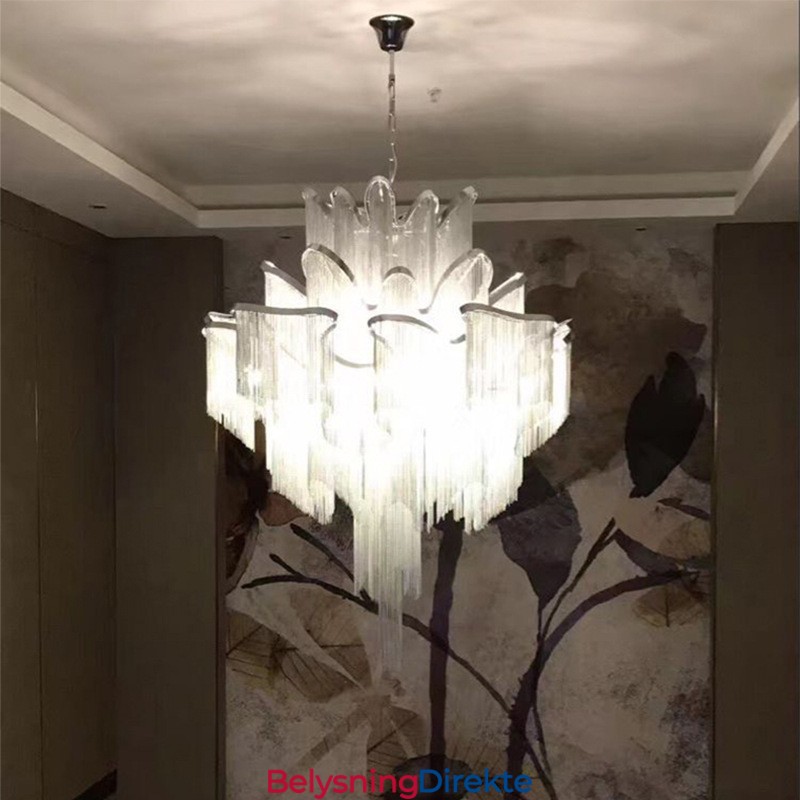 Tassels Ekstra Stor Lysekrone Designer Taklampe