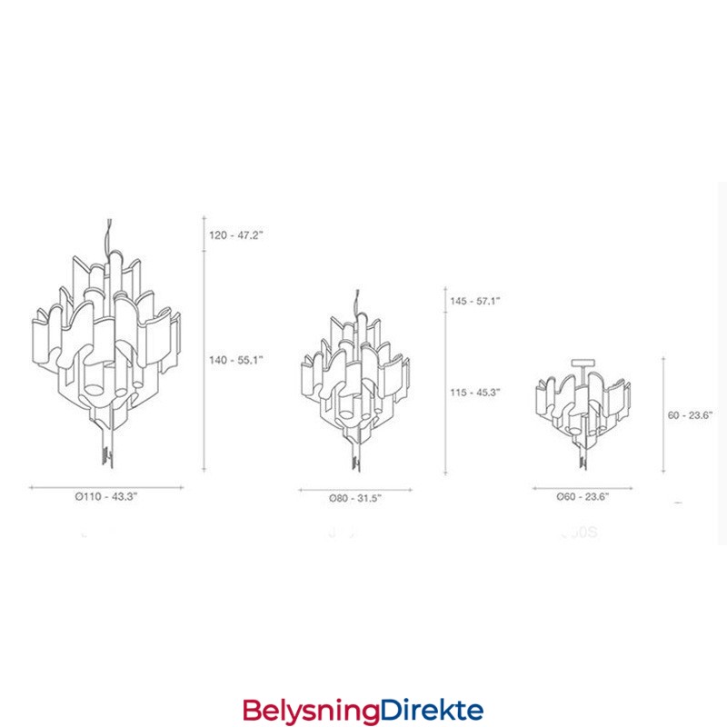 Tassels Ekstra Stor Lysekrone Designer Taklampe