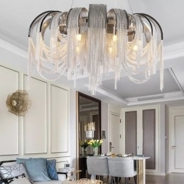 Tassels Ekstra Stor Lysekrone Designer Taklampe