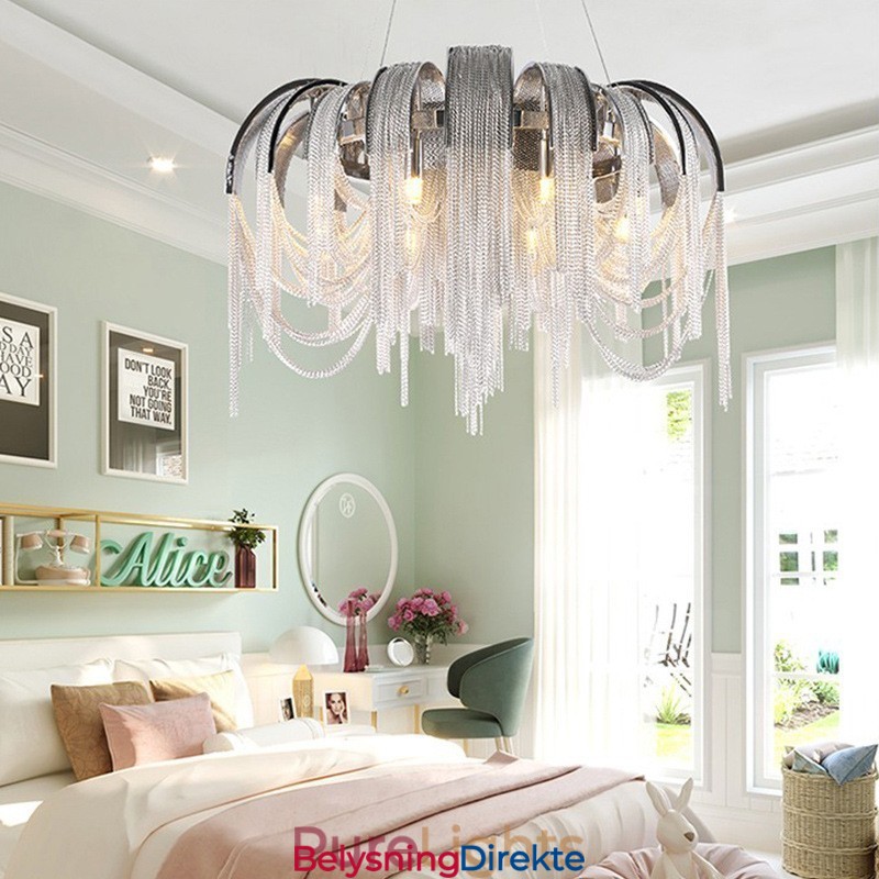 Tassels Ekstra Stor Lysekrone Designer Taklampe