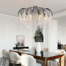 Tassels Ekstra Stor Lysekrone Designer Taklampe