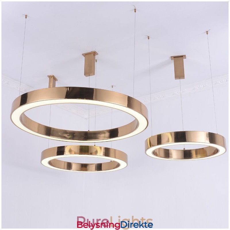 Moderne Og Samtidsstil Pendellampe I Stål Med 1 Lys Og Akrylskjerm