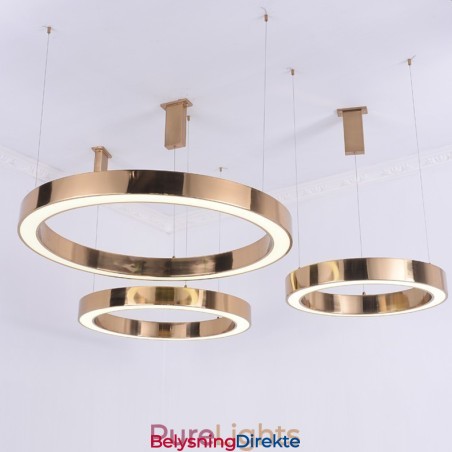 Moderne Og Samtidsstil Pendellampe I Stål Med 1 Lys Og Akrylskjerm