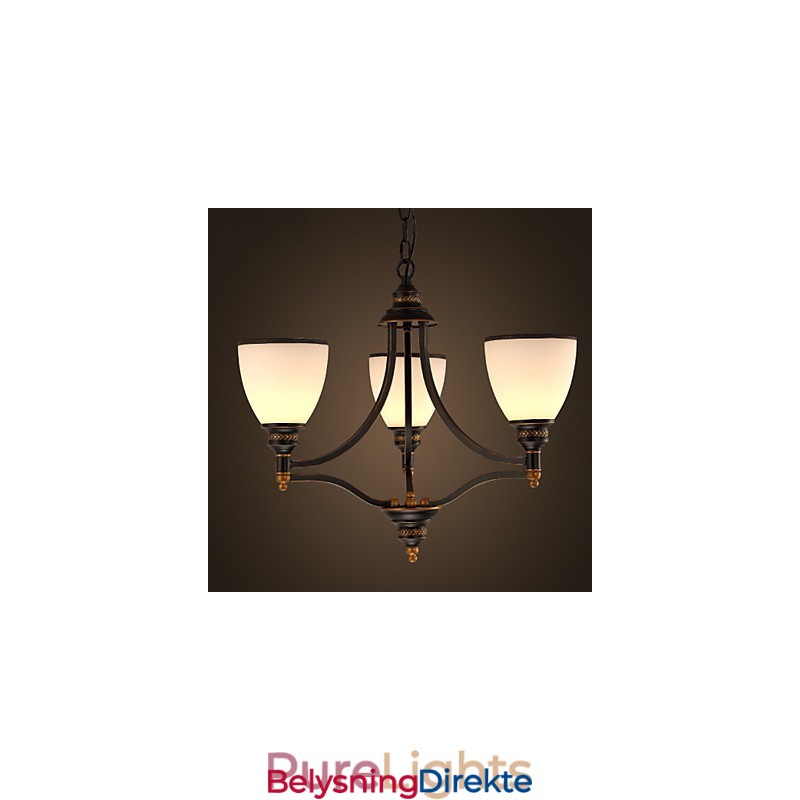 Retro Minimalistiske Taklamper Europeiske Stil Glasstaklamper Lampe