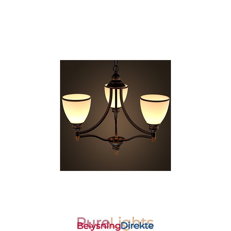 Retro Minimalistiske Taklamper Europeiske Stil Glasstaklamper Lampe