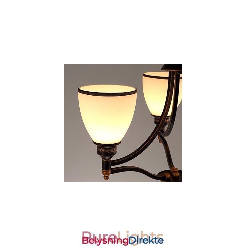 Retro Minimalistiske Taklamper Europeiske Stil Glasstaklamper Lampe