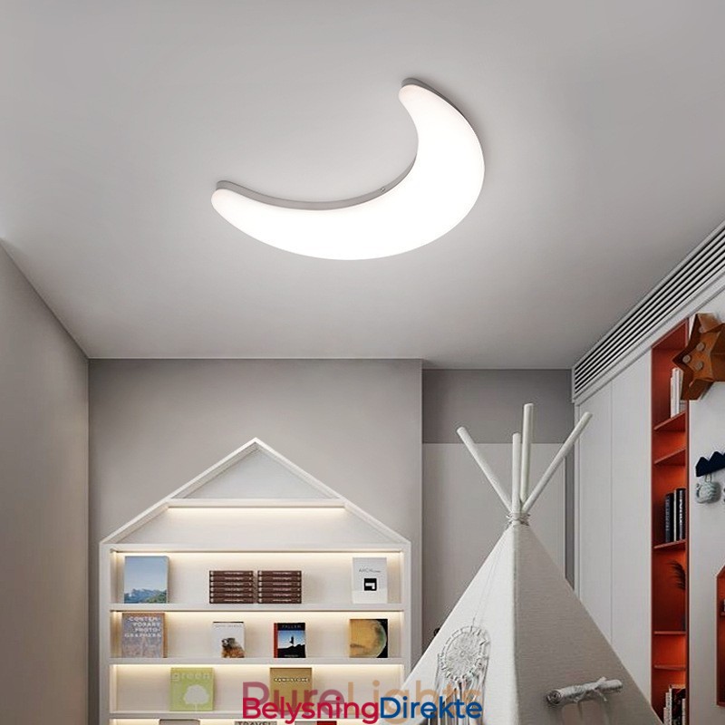 20W Nordiske Innendørs Måneformede Vegglamper Til Barnerom I Tak