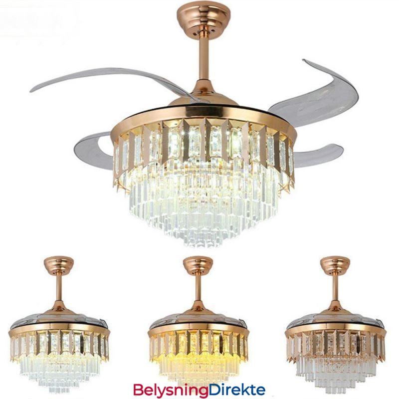 Uttrekkbar Takvifte Lys Krystall Takvifte