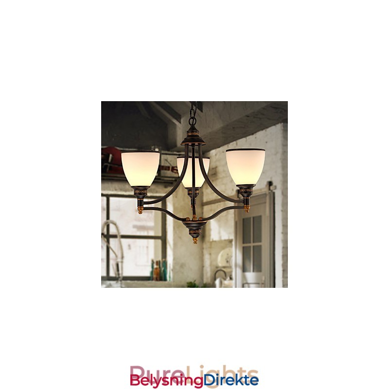 Retro Minimalistiske Taklamper Europeiske Stil Glasstaklamper Lampe