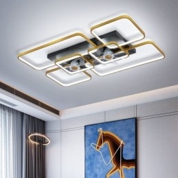 Takvifte Med Lys Dekorativ Ventilator Akryllampe