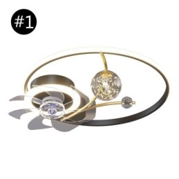 Takvifte Med Lys Dekorativ Ventilatorlampe Akryl