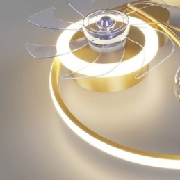 Takvifte Med Lys Dekorativ Ventilatorlampe Akryl