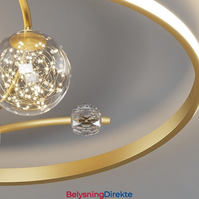 Takvifte Med Lys Dekorativ Ventilatorlampe Akryl