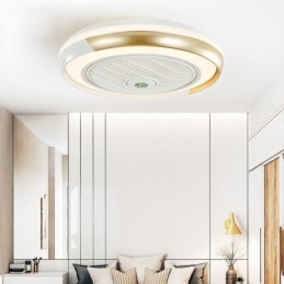 Moderne Takviftelys Akryl Rund Taklampe Med Fjernkontroll