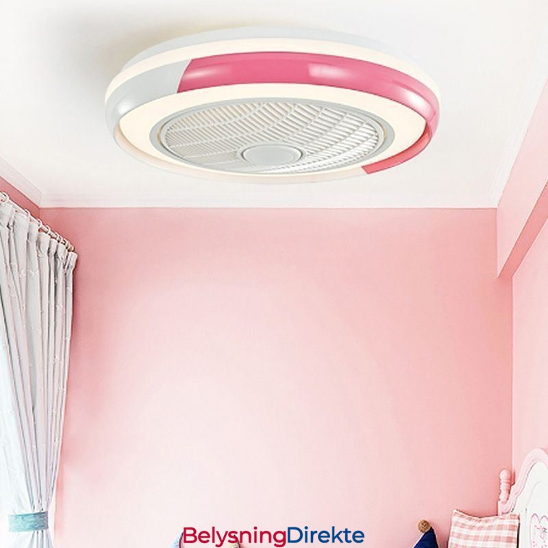 Moderne Takviftelys Akryl Rund Taklampe Med Fjernkontroll