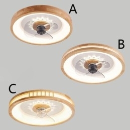 Moderne Inverter Takvifte Med Lys Fjernkontroll Taklampe Viftelampe