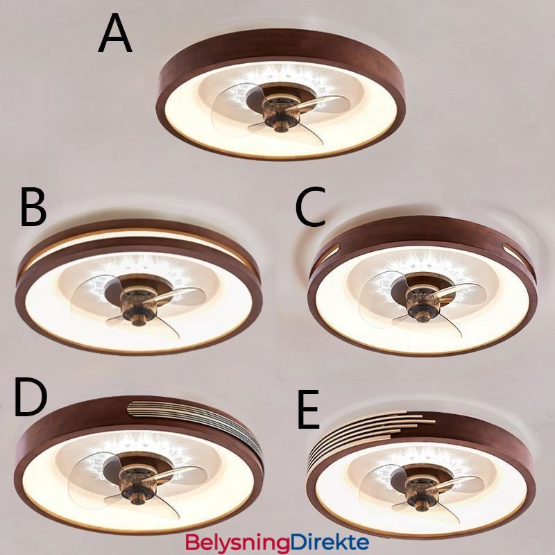 Moderne Inverter Takviftelys Fjernkontroll Taklampe Viftelampe