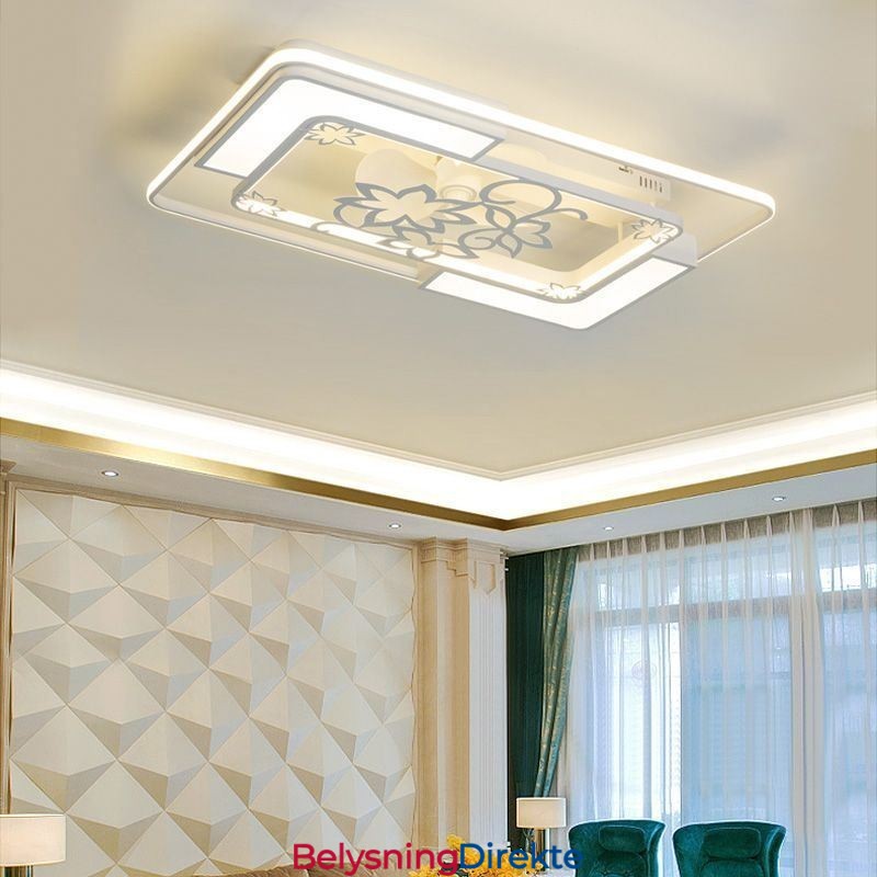 Moderne Rektangulære Takviftelamper