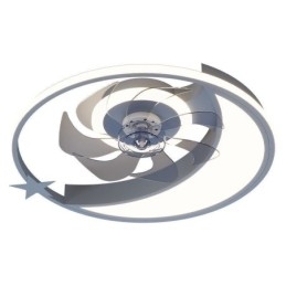 Månetakviftelys Kreativitetstaklampe