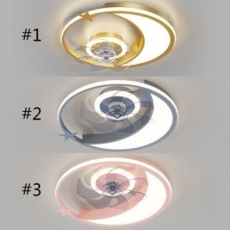 Månetakviftelys Kreativitetstaklampe