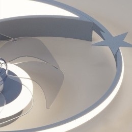 Månetakviftelys Kreativitetstaklampe