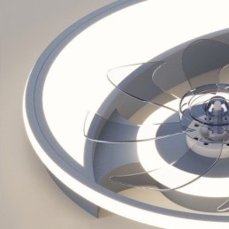 Månetakviftelys Kreativitetstaklampe