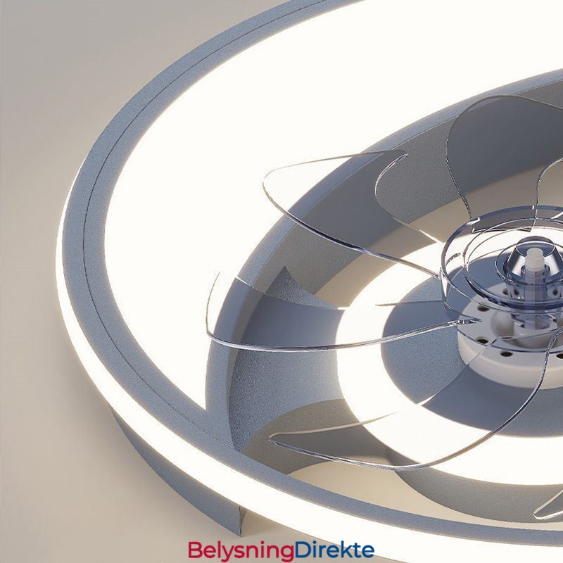 Månetakviftelys Kreativitetstaklampe