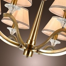 Moderne Samtids Tradisjonell Klassisk Rustikk Hytte Vintage Landlig Øy Messing Metall Lysekrone