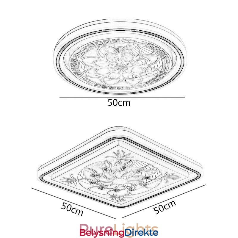 Intelligent Takvifte Med Trinnløs Dimming Og Dekorasjon