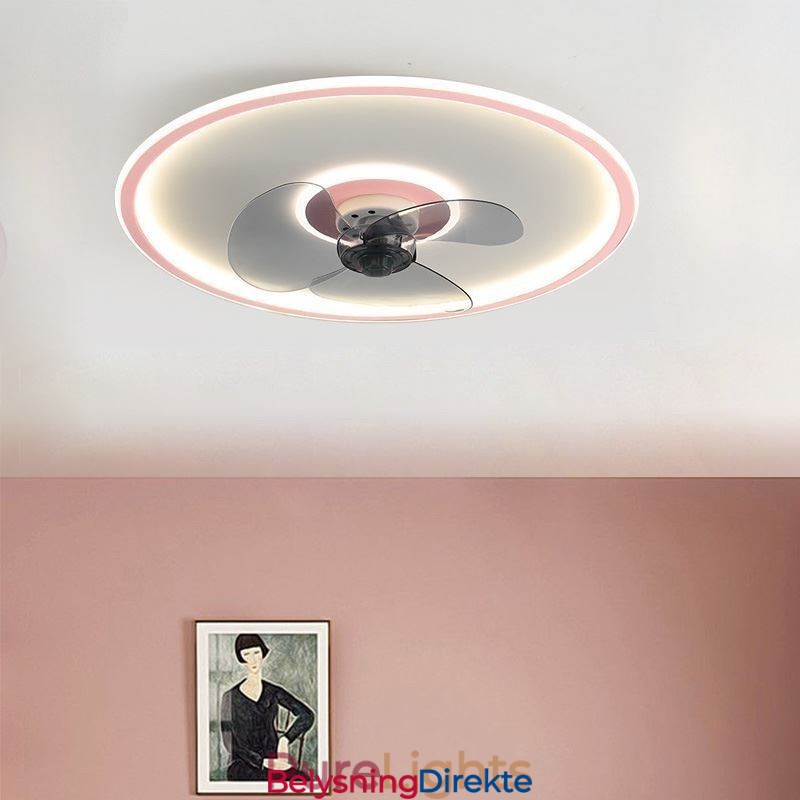 Macaron Takvifte Lys Fjernkontroll Dekor Vifte