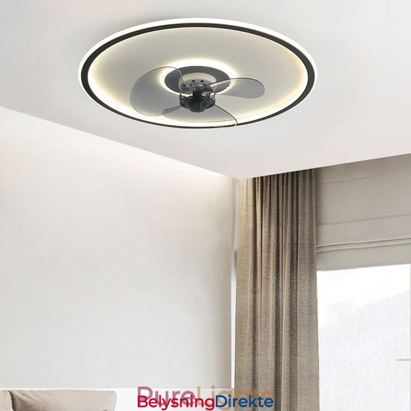 Macaron Takvifte Lys Fjernkontroll Dekor Vifte