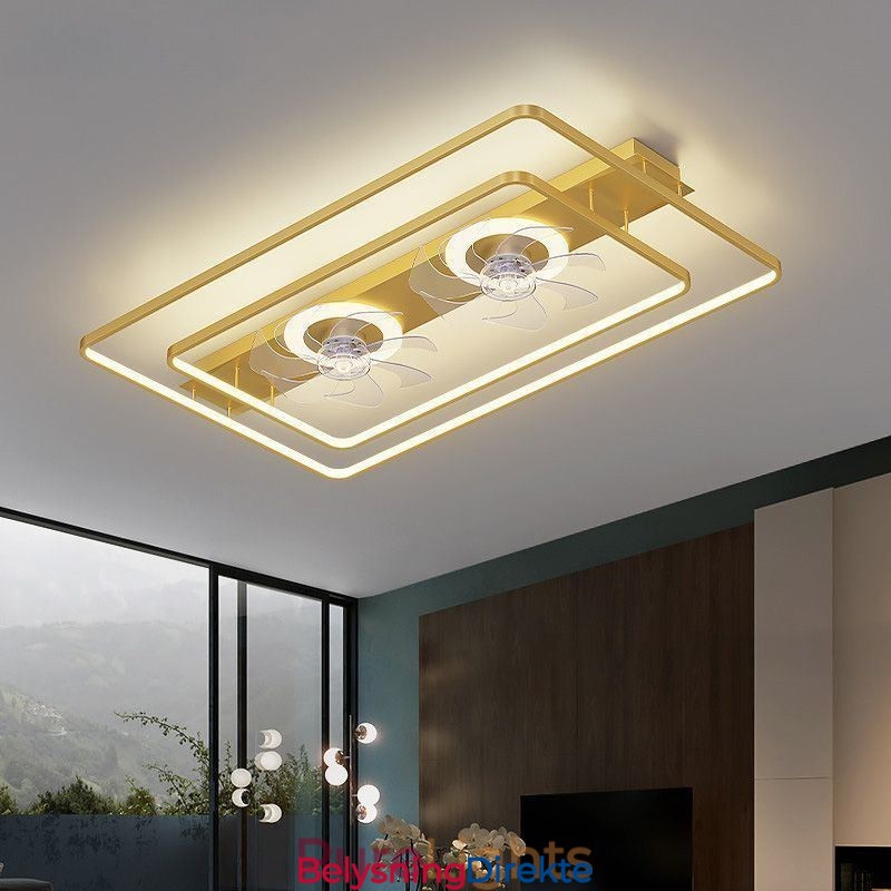 Moderne Innfelt Takvifte Med Fjernkontroll Og Lys