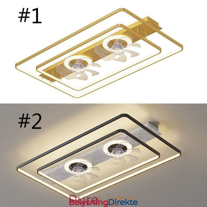 Moderne Innfelt Takvifte Med Fjernkontroll Og Lys