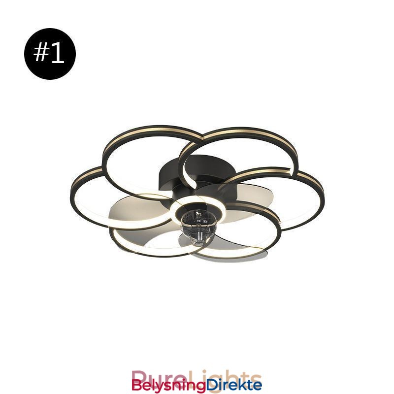 Takvifter Med Lys Lysekroneventilator
