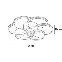 Takvifter Med Lys Lysekroneventilator