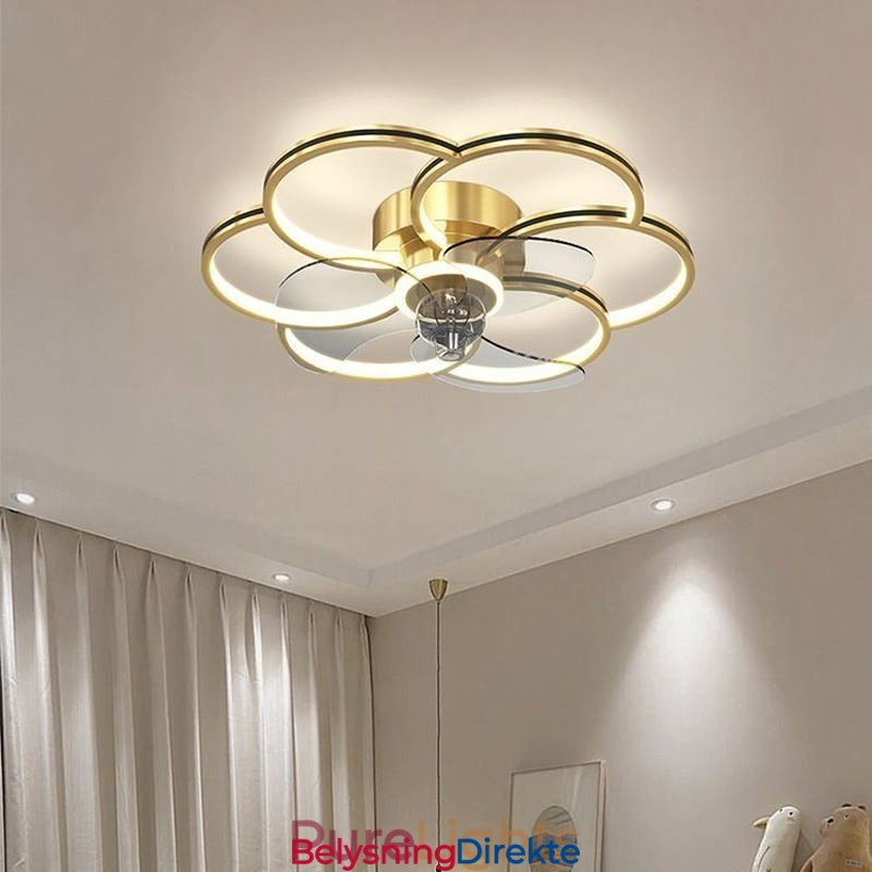 Takvifter Med Lys Lysekroneventilator