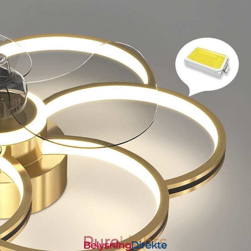 Takvifter Med Lys Lysekroneventilator