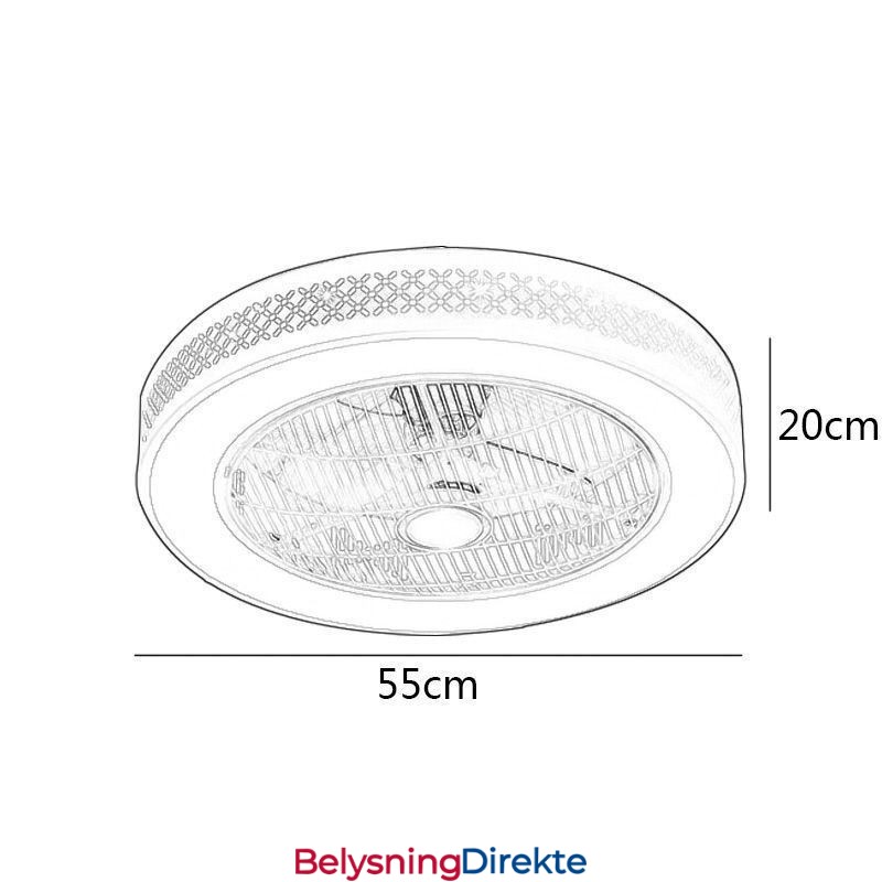 Ultratynn Takviftelampe Usynlig Takvifte Med Lys