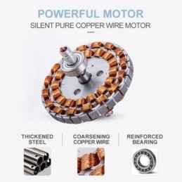 Vifte I Taklampe Med Trikromatisk Dimming Og Fjernkontroll, 3 Hastigheter