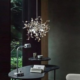 3 Lys Lysekrone Lys Rustfritt Stål Anheng Belysning Taklampe