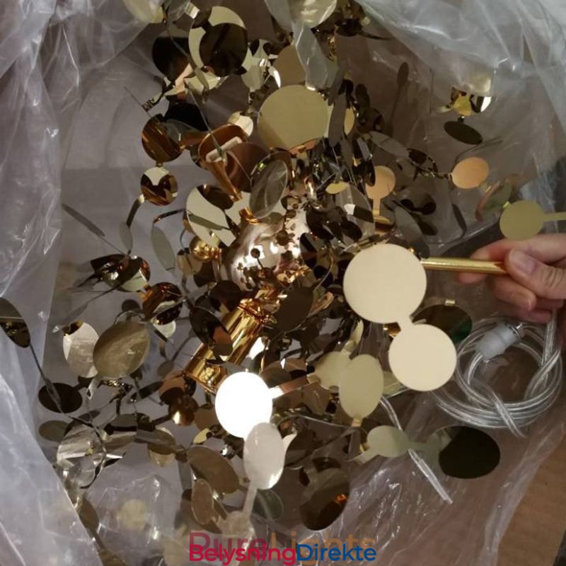 3 Lys Lysekrone Lys Rustfritt Stål Anheng Belysning Taklampe