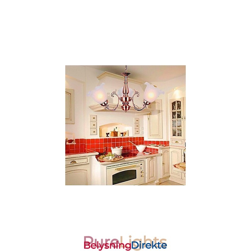 3 Hoder Med Europeisk Stilbelysning