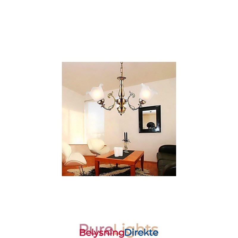 3 Hoder Med Europeisk Stilbelysning